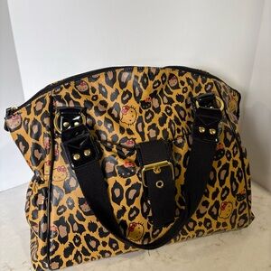 Loungefly Hello Kitty Leopard Print Shoulder Bag